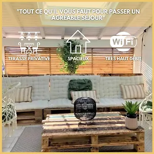 Appartement Le Paisiblement Votre 3 Ch, Terrasse, Clim, Park, Montauban
